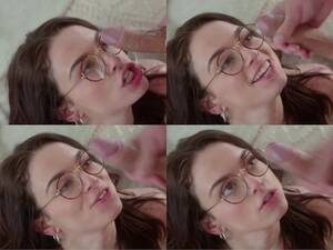 Cute Glasses Porn - Who's this cute glasses porn star taking a load on her face? - Sophia Burns  #1329395 â€º NameThatPorn.com