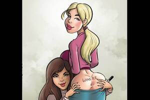 bad ass chick cartoon porn - big ass â€“ Cartoon Porn Comics