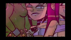 Jinx Fire Porn - xxx [ New Flames] Jinx x Blackfire - XVIDEOS.COM