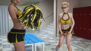 3d Shemale Cheerleader Fucked - Futa Cheerleaders comic porn | HD Porn Comics