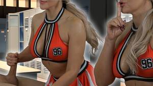 girls giving handjobs inmotion - Cheerleader does Risky & Fast Handjob in Public Locker Room - Pornhub.com