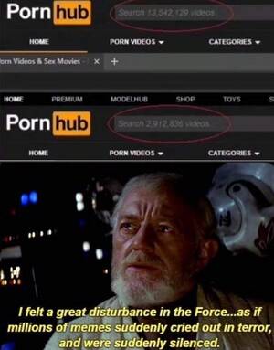 Forced Porn Meme - Porn PORN VIDEOS CATEGORIES Videss Sex Mevies PREMIUM Porn MODELHUB SHOP  Toys 2,912.836 videos PERM VIBEOS CATEGORIES 00 a great.disturoance in the  Force...as if miliions of memes suddenly cried out in terror,