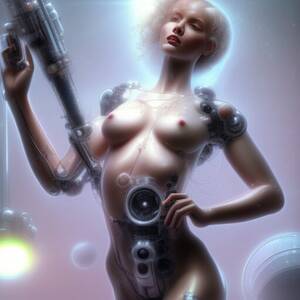 famous sci fi nude - AI art Models - 09847-4103239566-amazing, beautifl, nude SciFi machinery.  Bubblepunk Porn Pic - EPORNER