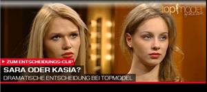 germanys next topmodel - Der Cliffhanger zur letzten Werbepause bei \