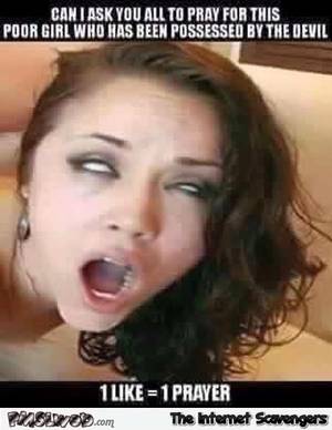 Found Funny Porn - Funny 1 like = 1 prayer porn joke