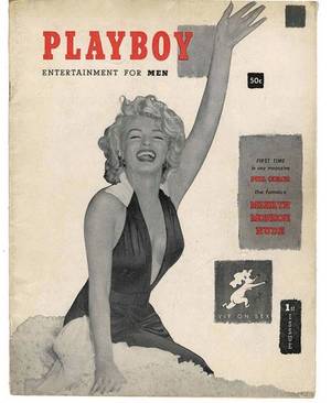 1960s Vintage Boy Porn - *Playboy'*s first cover girl, Marilyn Monroe, 1953. *Courtesy