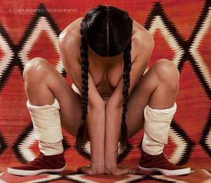 american indian captured and naked - 'Nikki' by Cara Romero. '