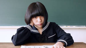 Nude Anime Toddler Porn - The titular Amiko played by Sunohara Aira sits at the teacher's desk,  chalkboard behind her. â€œ