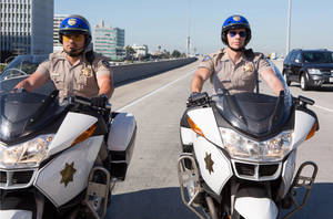 Chips Tv Show Porn - Michael Pena plays Frank 'Ponch' Poncherello and Dax Shepard is Jon Baker  in '