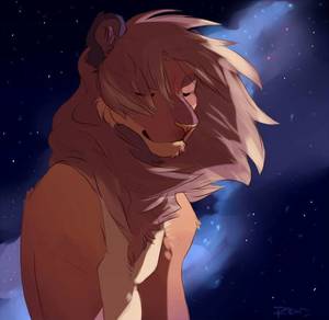 Anime Furry Lion Porn - jack-the-lion: â€œ furrywolfcyrus: â€œ Art by Read â€ This is so peaceful.