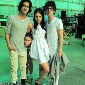 Elizabeth Gillies And Avan Jogia Porn - Ariana Grande celebrates 10-year anniversary of Victorious by reuniting  with Victoria Justice, more | Daily Mail Online