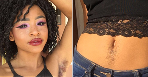 Family Nudist Girls Hairy Pussy - Teen Posts Beautiful Photos Of Her Body Hair To Prove An Important Point |  HuffPost Women