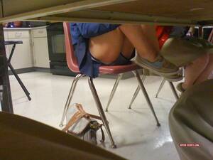 candid under desk upskirt - Candid Upskirt Under Table - XXGASM