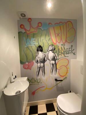Bathroom Graffiti Porn - GRAFFITINETWERK on X: \