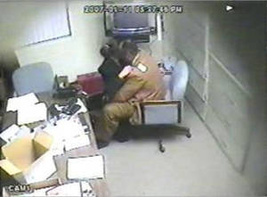 couples having sex caught on security camera - Leroy Coleman, Principal of Sandridge Elementary school, decided that going  a few rounds with a teacher at his school in his office would be a grand  idea ...