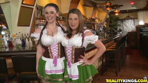 German Dress Fuck - Hot chicks in traditional German dresses get fucked in a bar | Any Porn