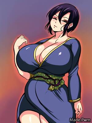 Fat Black Anime Porn - Porn image of hentai thick black hair full shot fat chubby nightgown  created by AI