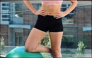 Girls Front Spandex Shorts Porn - Free Porn Pics of Cute sporty girl Kagney Linn Karter stripping in front of  the camera - MyPornstarBook.net