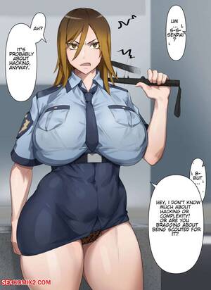 hentai cop sex - âœ…ï¸ Porn comic Gal Police Makiko. Kunaboto Sex comic busty brunette beauty |  Porn comics in English for adults only | sexkomix2.com