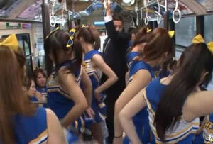 Cheerleader Bus Porn - Crazy Japanese Fuck Fest in Public Bus with Hot Cheerleaders | Any Porn
