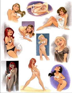 Batman And Catwoman Porn Queen Healey - brucetimmerotic: â€œ Surrender, My Sweet by Bruce Timm Stripped down to their  bare essentials