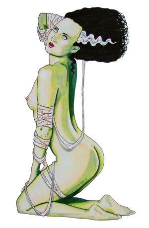 Frankenstein Bride Cartoon Porn - bride of frankenstein â€“ Illustrations