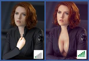 Black Widow Porn Peta Jensen - Scarlett Johansson Black Widow Boobs - 77 porn photos