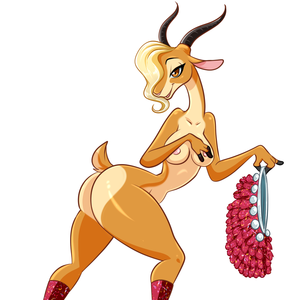 Female Gazelle Anthro Porn - Rule 34 - antelope anthro blonde hair breasts brown eyes clothing disney  female first porn of character fur furry gazelle gazelle (zootopia) hair  horn looking at viewer mammal medium breasts nipples skirt