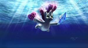 Mlp Porn Underwater - 23497 - safe, artist:tsitra360, sweetie belle (mlp), equine, fictional  species, mammal, pony, unicorn, feral, friendship is magic, hasbro, my  little pony, album cover, female, filly, foal, nevermind, nirvana, open  mouth, ponified, signature,