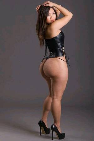 Chubby Asian Wearing Leggings Porn - Fat Asian ass in stilletos.