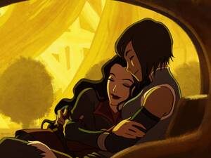Korra Adventure Time Porn Lesbian - New Legend Of Korra comic book offers plenty of Korrasami romance | IBTimes  UK