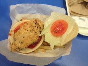 Mountain Dew Lunch Sandwich Porn - Literally paid 10 dollars for this sad excuse of a chicken sandwich at  Islands of Adventure, Orlando : r/shittyfoodporn