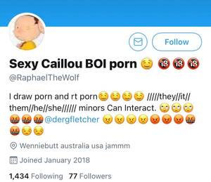 Caillou Mom Porn - inactive on X: \
