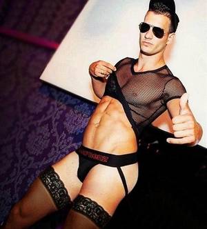 Male Lingerie Porn - A well-tailored suit is to men what lingerie is to women.