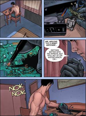 Dick Grayson Porn - And here a bit of fan diservice, a flashback to the aftermanth of Forever  Evil. Nosebleeds are NOT sexy.