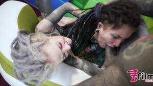 ass to mouth group - Alternative Girls in threesome with tattooed dick - ANAL GAPEs, Ass to mouth,  group sex, tattoo goth, punk, alternative - Free Porn Videos - YouPorn