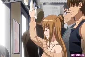 anime cartoon finger fuck - Hentai girl gets fingered on the subway - CartoonPorn.com