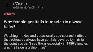 Natalie Portman Hairy Pussy - Pubic hair is due to censorship : r/badwomensanatomy