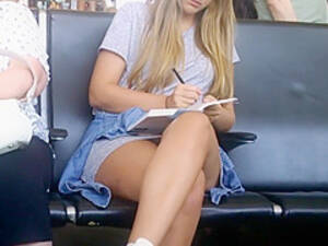 flight upskirt no panties - Upskirt before boarding the plane - watch on VoyeurHit.com. The world of  free voyeur video, spy video and hidden cameras