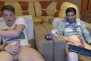 jerk off friend - Straight friends jerk off together - ThisVid.com