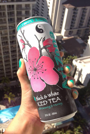 Arizona Tea Porn - Arizona Drinks cans - Black & White Iced Tea