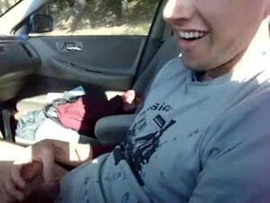 car jerk off cum shot - Jerking in the car and unloading over t-shirt | xHamster