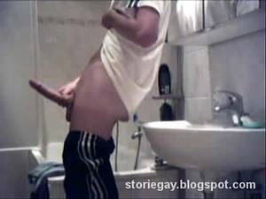 monster cock in toilet - 
