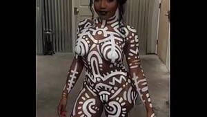 Black Bodypaint Porn - body paint - XNXX.COM