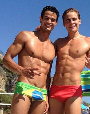 Blake Mciver Ewing - Beach friends in speedo