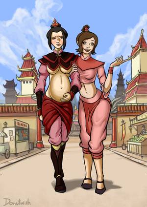 9 Months Pregnant Cartoon Porn - Ty Lee and Azula: Nine Months Later by Donutwish