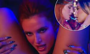 lesbians nude camp - Bella Thorne films steamy lesbian sex scenes in her raunchy music video for  In You | Daily Mail Online