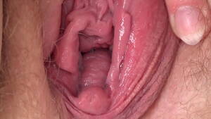 bbw gaping spread pussy up close - Close-ups of hairy cunt, clitoris, and vagina. When a mature BBW fingering  to orgasm, spreading her plump hips. - XNXX.COM