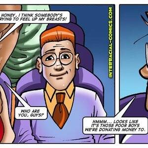 interracial cartoon couple - Charity Couple Porn Comic - HD Porn Comix