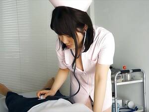 asian nurse handjob big tits - Anna Kishi, wild Asian nurse gives amazing handjob